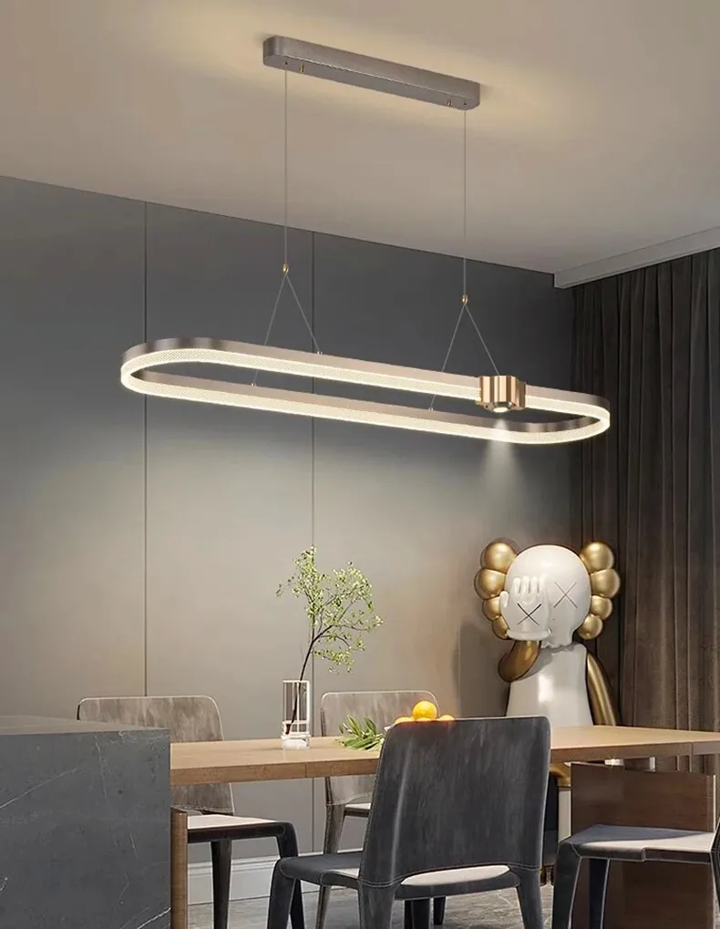 Ahrame Oval Modern LED pendant light