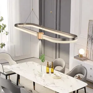 Ahrame Oval Modern LED pendant light