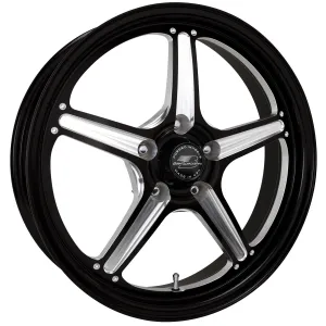 Billet Specialties Street Lite Drag Pack Black Powdercoated Wheels RSFB23850Z1221