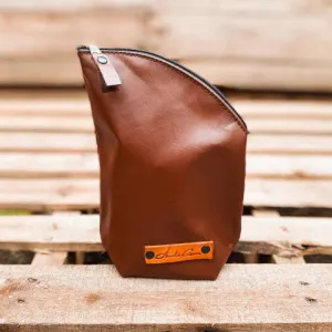 Brown Leather Yerba Holder