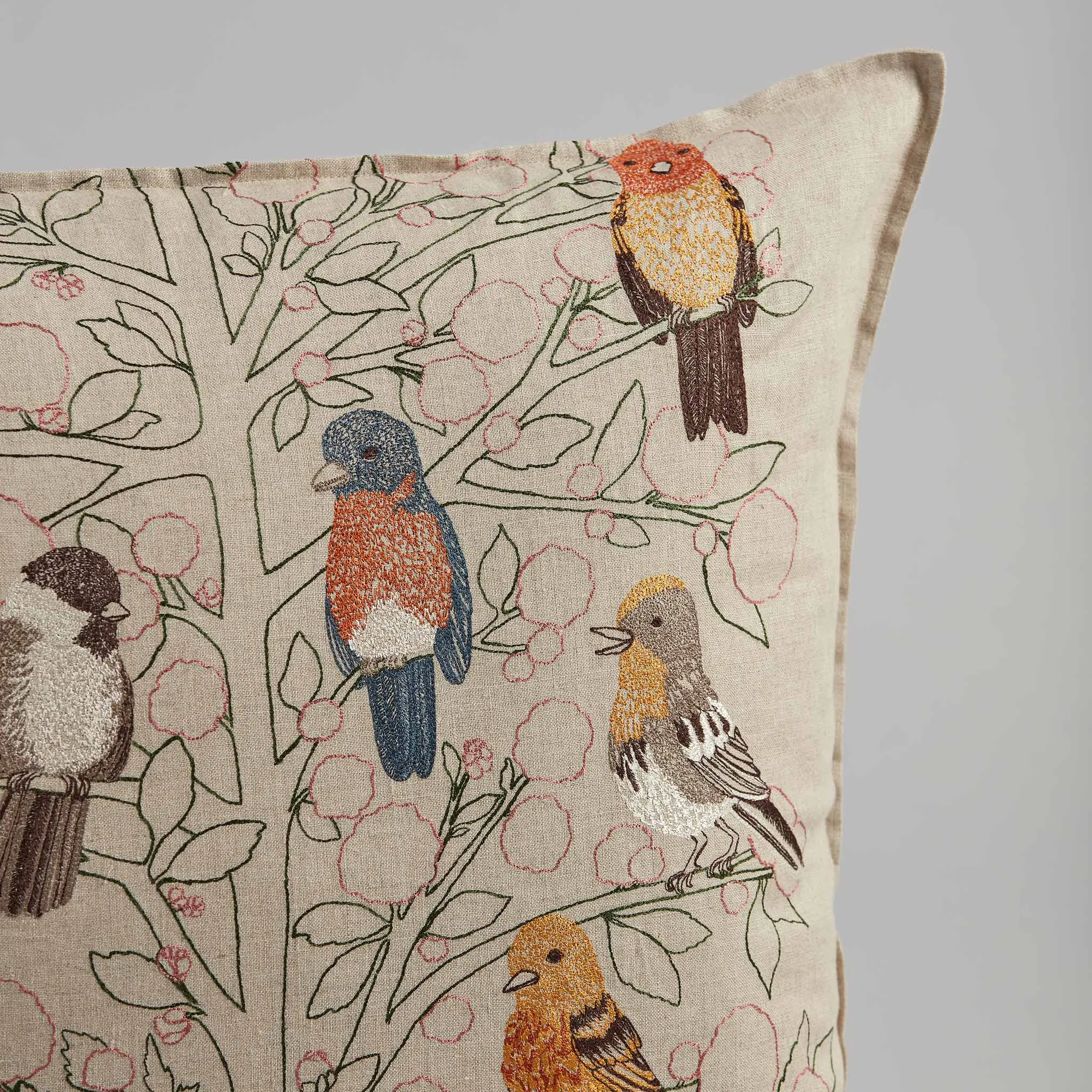 Coral & Tusk - Songbirds Tree Pillow