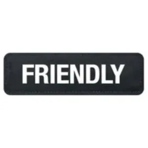 EzyDog Side Patch Label Friendly for Saddle Bags, Convert and Express Harness Large