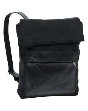 GG Canvas Black Backpack - Italian Made Luxury Accessory