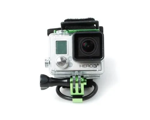 GoPro Wrist Strap Band Mount w/Snap Latch for Hero 3 /4 Camera - Green