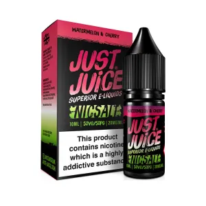 Just Juice Watermelon & Cherry 10ml Nicotine Salt E-Liquid