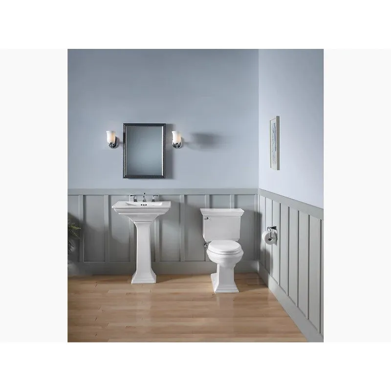 Memoirs Stately 20.5" x 24.5" x 34.75" Fireclay Pedestal Bathroom Sink in White