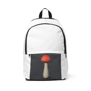 Mushroom Unisex Fabric Backpack