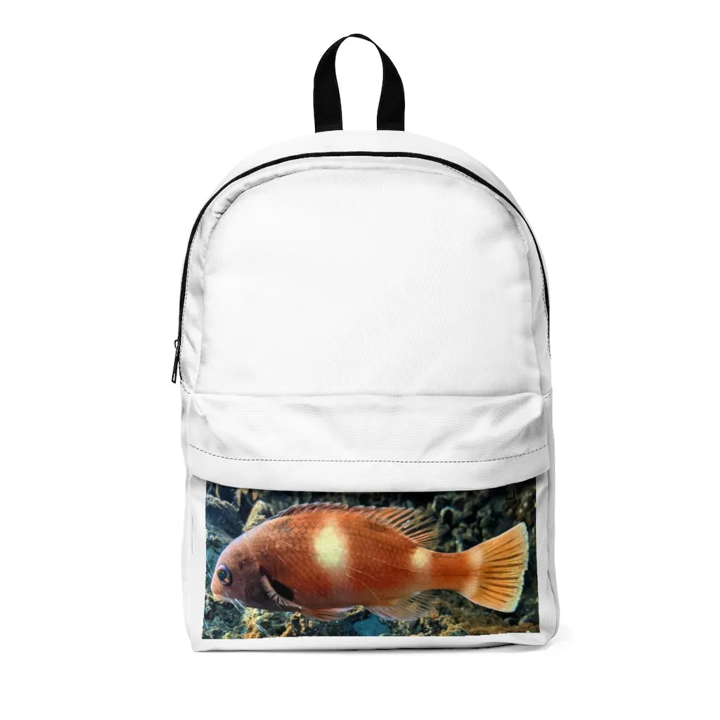 Orange Fish Unisex Classic Backpack