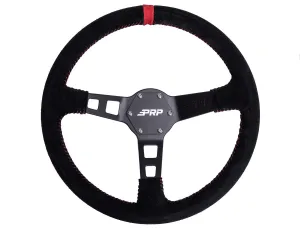 PRP Deep Dish Suede Steering Wheel