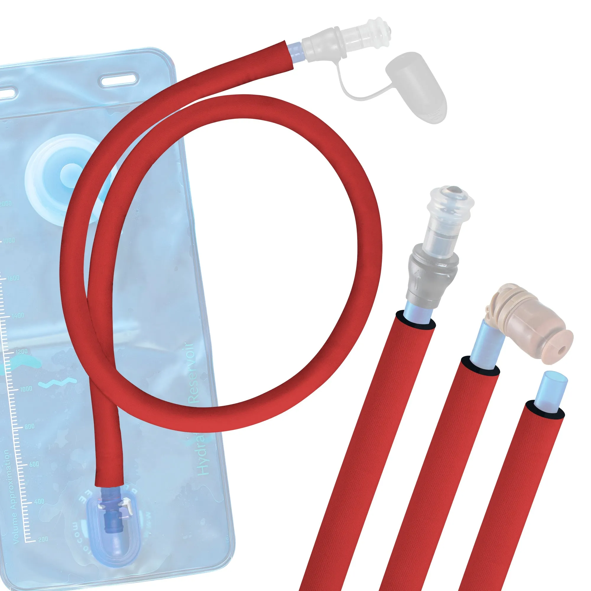 Red Insulated Drink Tube Hose Cover