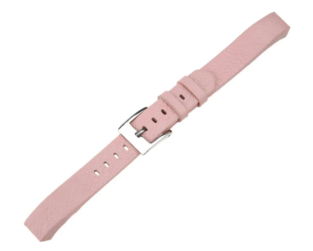 Replacement Leather Watch Band for Fitbit Alta - Pink