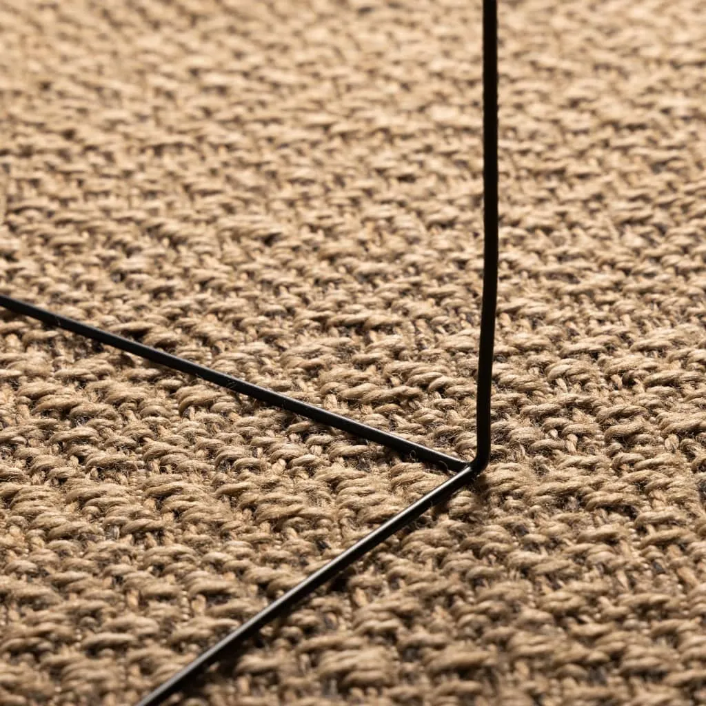 Rug ZIZUR 120x170 cm Jute Look Indoor and Outdoor