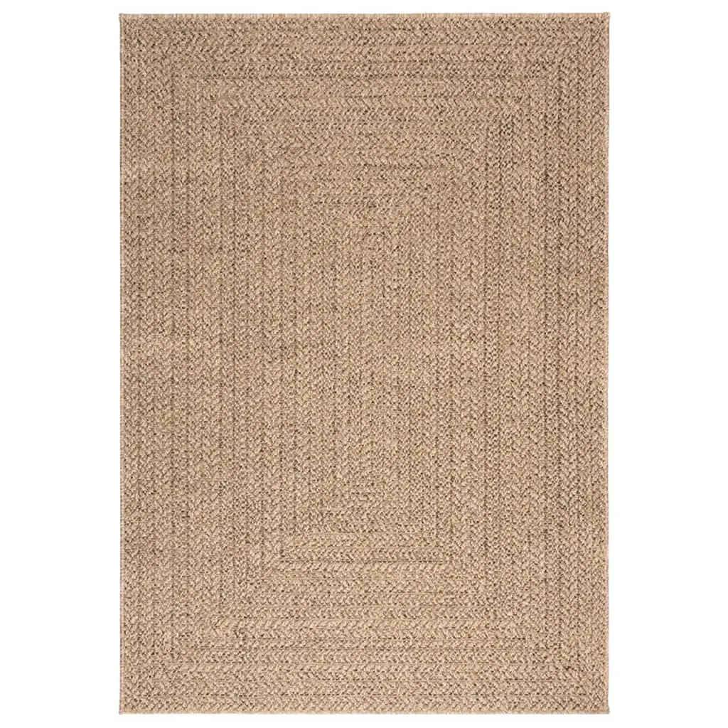 Rug ZIZUR 120x170 cm Jute Look Indoor and Outdoor