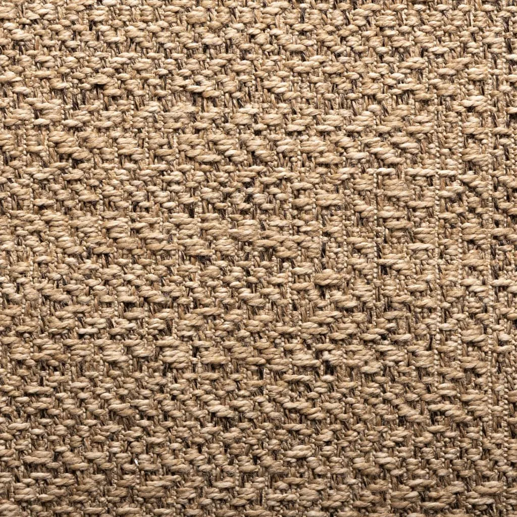 Rug ZIZUR 120x170 cm Jute Look Indoor and Outdoor