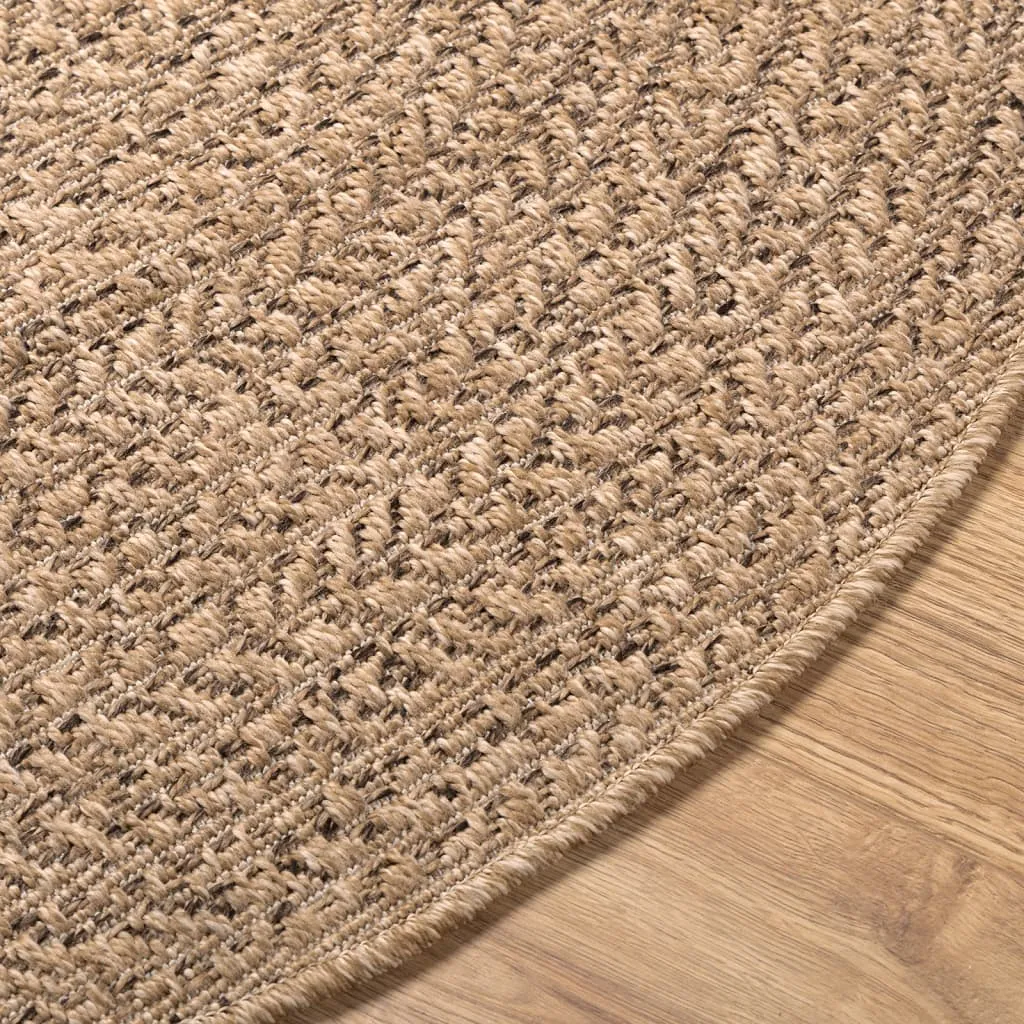 Rug ZIZUR 90 cm Jute Look Indoor and Outdoor