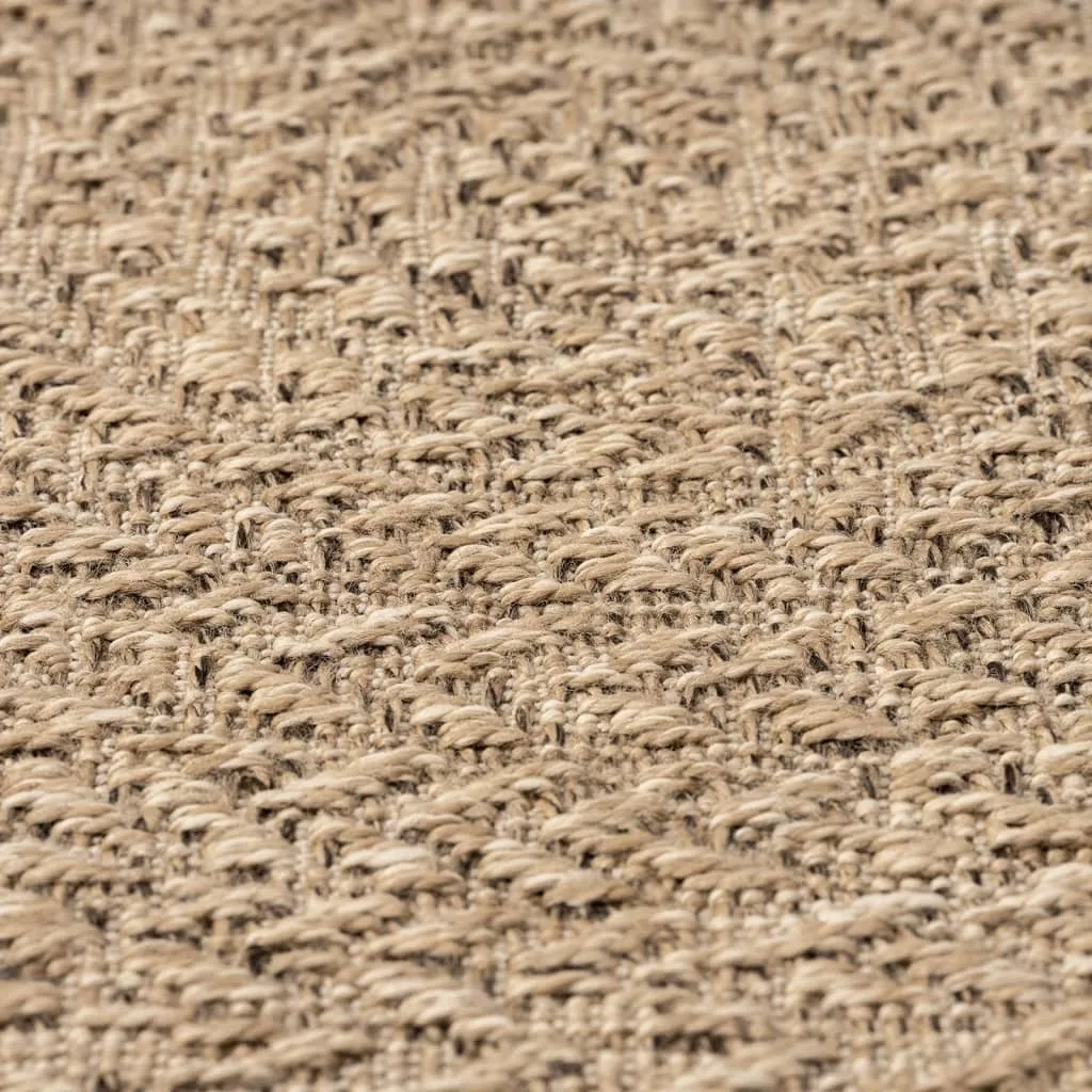 Rug ZIZUR 90 cm Jute Look Indoor and Outdoor