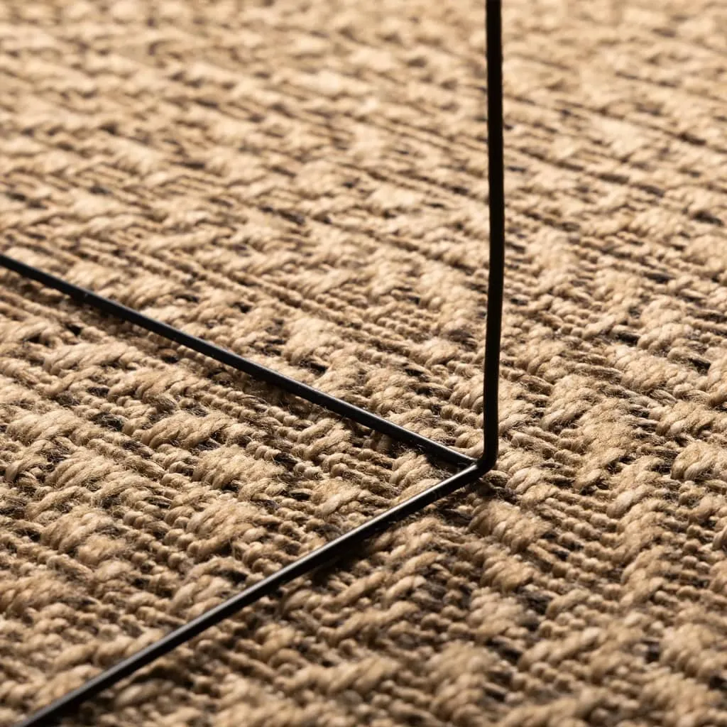 Rug ZIZUR 90 cm Jute Look Indoor and Outdoor