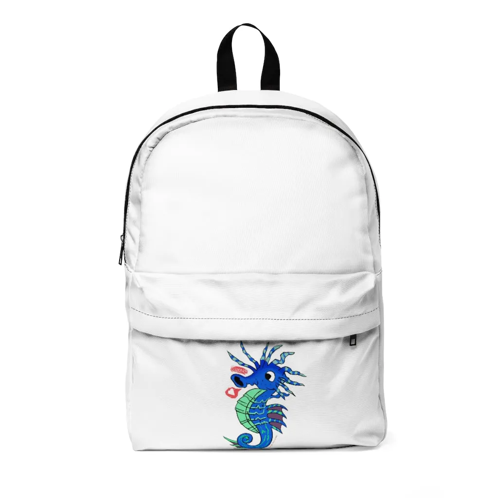 Scribblers the Seahorse Unisex Classic Backpack