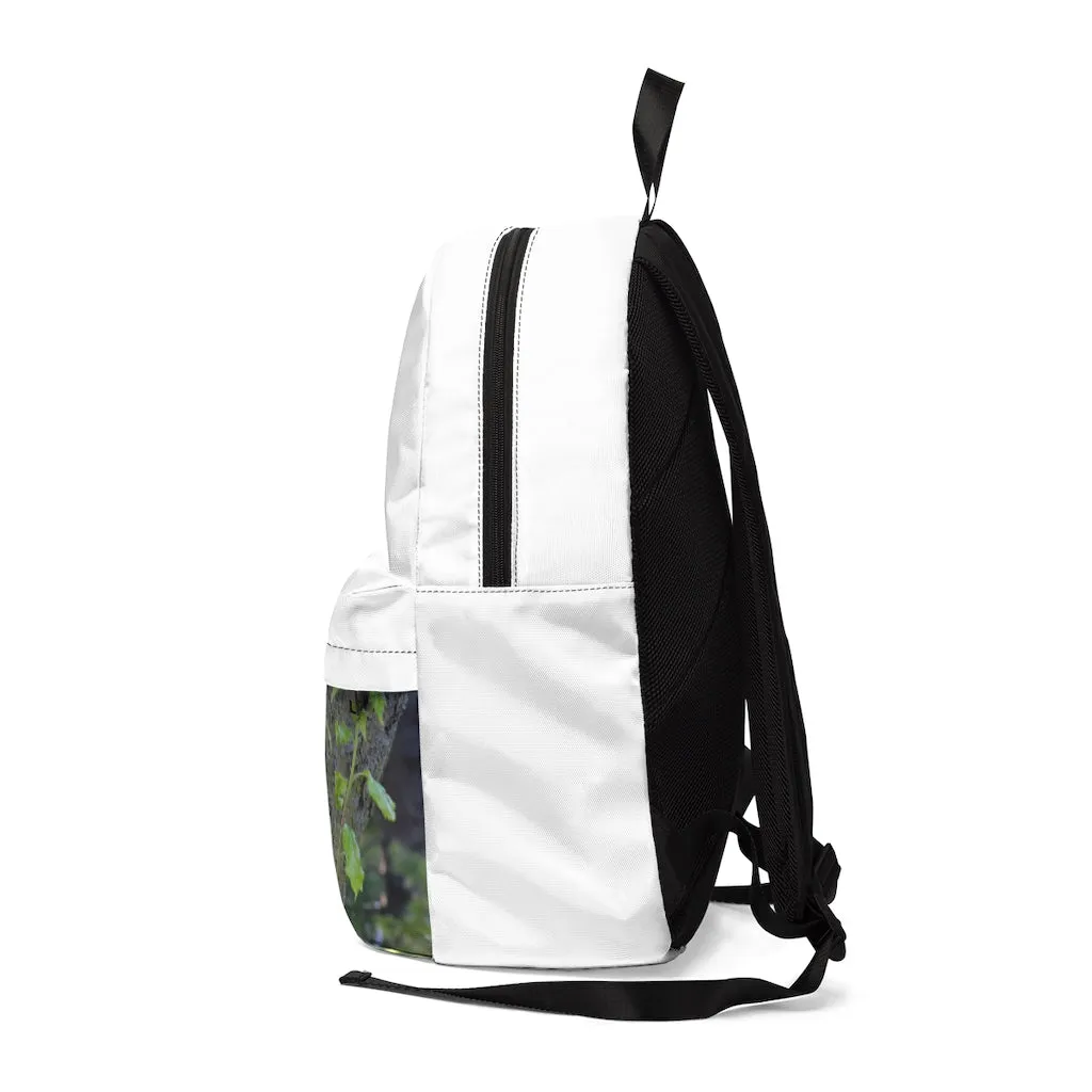 Tree Stump and Green Leaves Unisex Classic Backpack