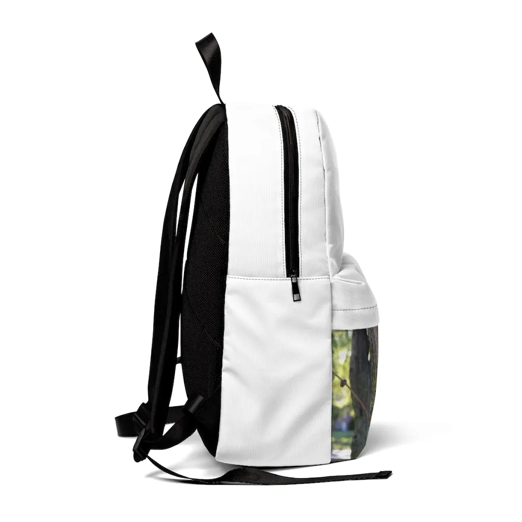 Tree Stump and Green Leaves Unisex Classic Backpack