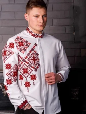 Ukrainian men's embroidered shirt