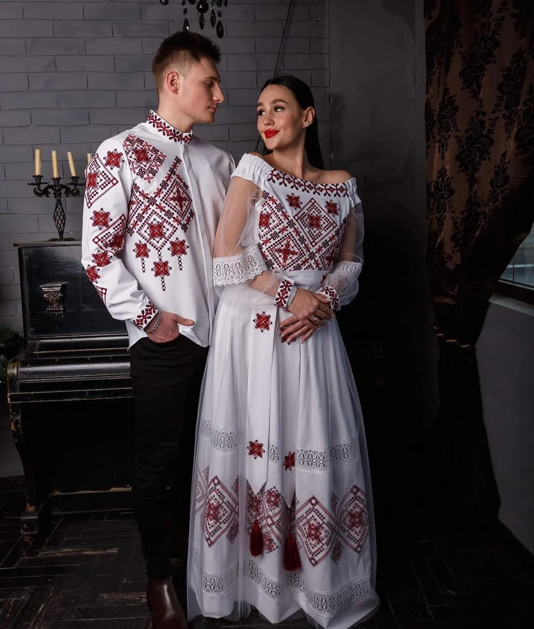 Ukrainian men's embroidered shirt