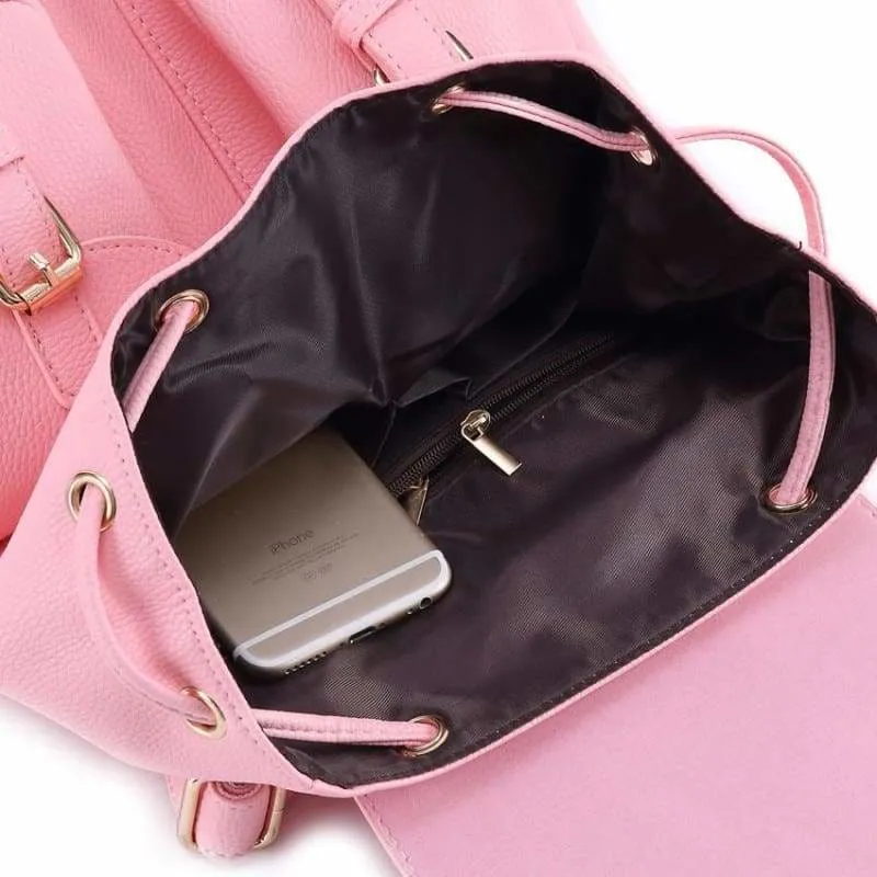 Women Leather Backpack Just For You