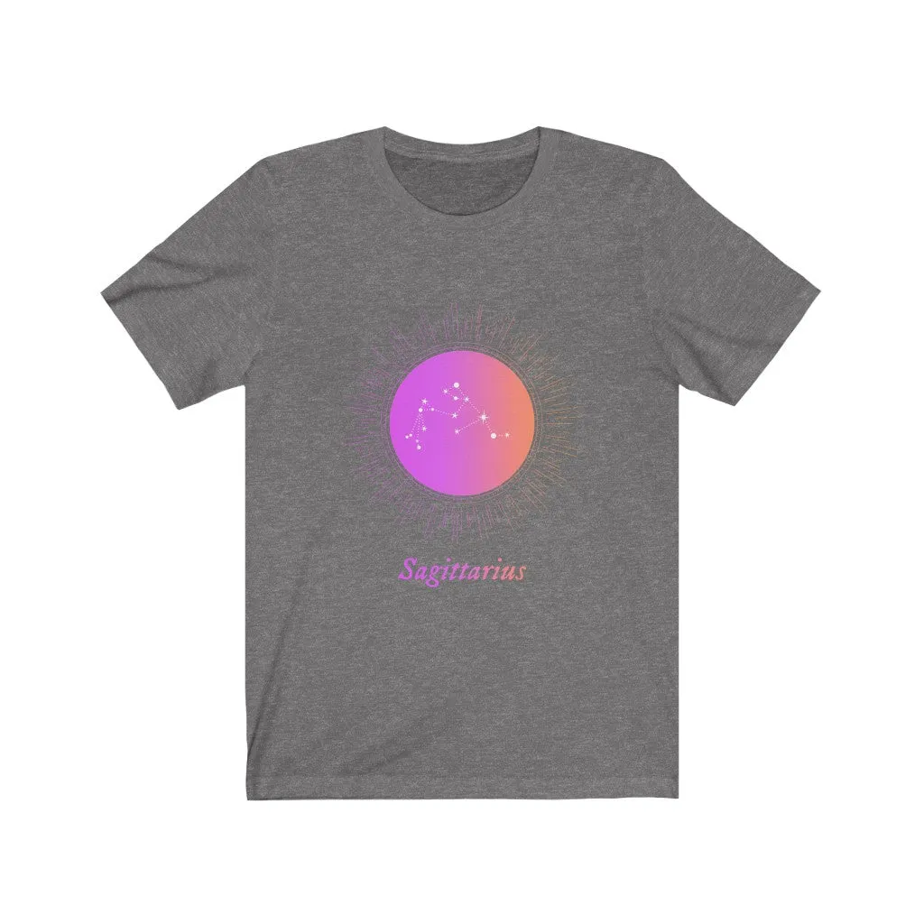 Womens SAGITTARIUS Gradient Zodiac T-Shirt