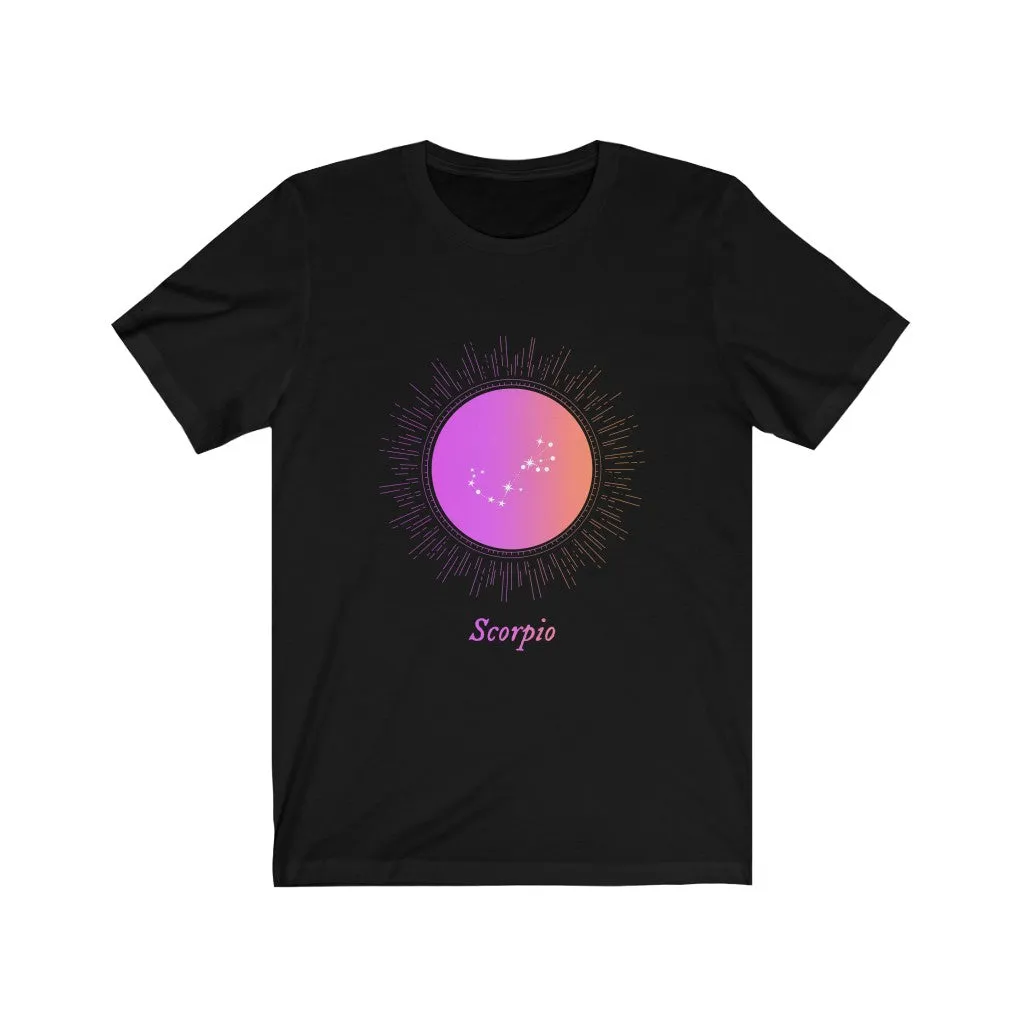 Womens SCORPIO Gradient Zodiac T-Shirt